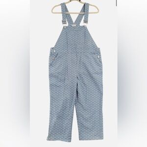 Storia denim heart overalls NWT
